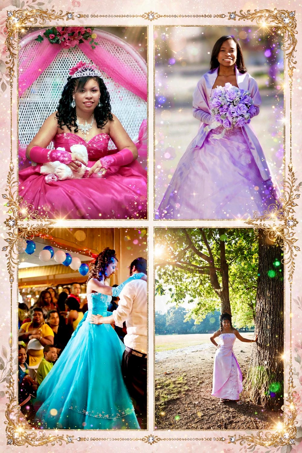 Various Quinceañeras